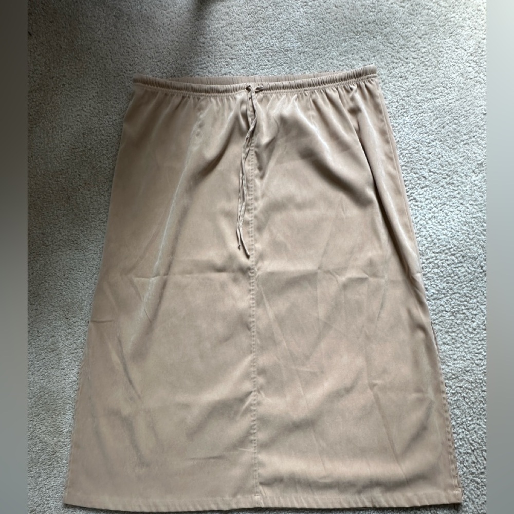 White Stag Tan Midi Pencil Skirt Casual Resort Wear‎